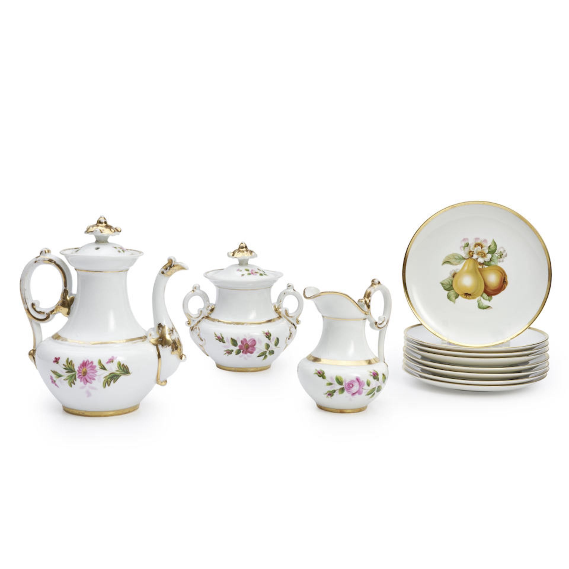 Group of Gilt Porcelain Tableware