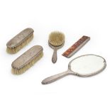 GORHAM STERLING SILVER FIVE-PIECE VANITY SET