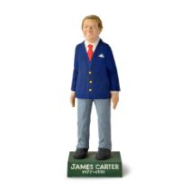 Polychrome Figure of Jimmy Carter, Gil Russell (b. 1948), Charlton, Massachusetts, 1998.