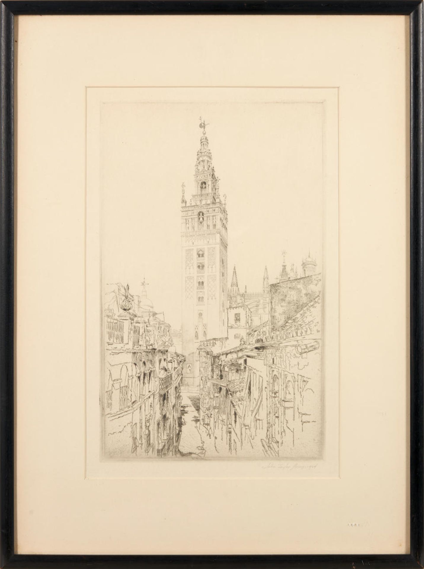 John Taylor Arms (American, 1887-1953) La Giralda, Seville - Bild 4 aus 4