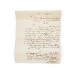 MARITIME DOCUMENTS. Two early-19th-century autograph letters signed.