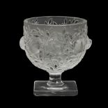 MARC LALIQUE 'ELIZABETH' CRYSTAL VASE