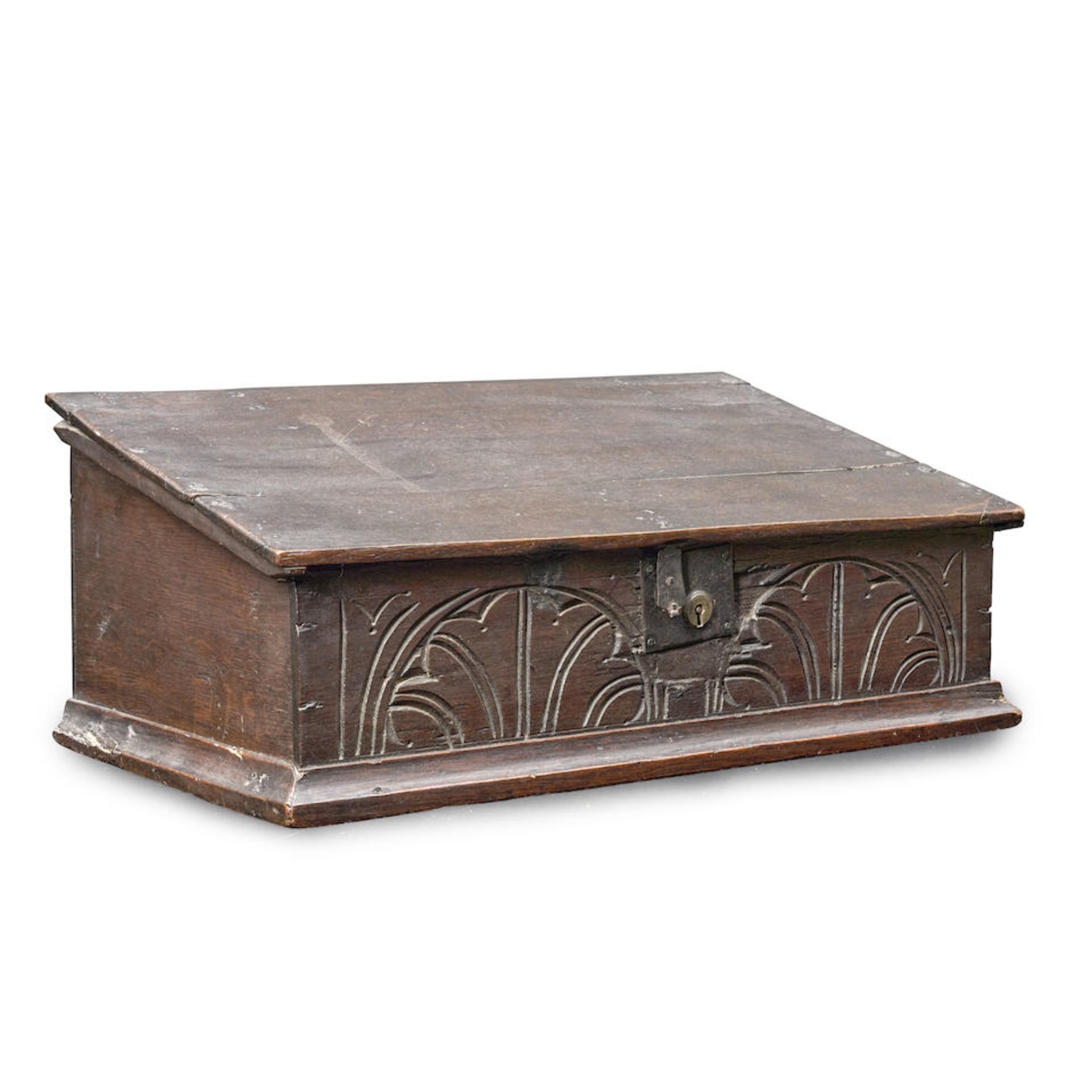 Oak Boarded Box, England, 17th/18th century,