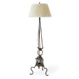 WROUGHT IRON FLOOR LAMP