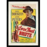 Love That Brute Vintage PosterUnited States, 1950,