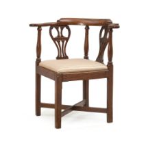 GEORGE III ELMWOOD ROUNDABOUT CHAIR