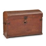 Oak Travel Chest with Domed Lid, 18th century,