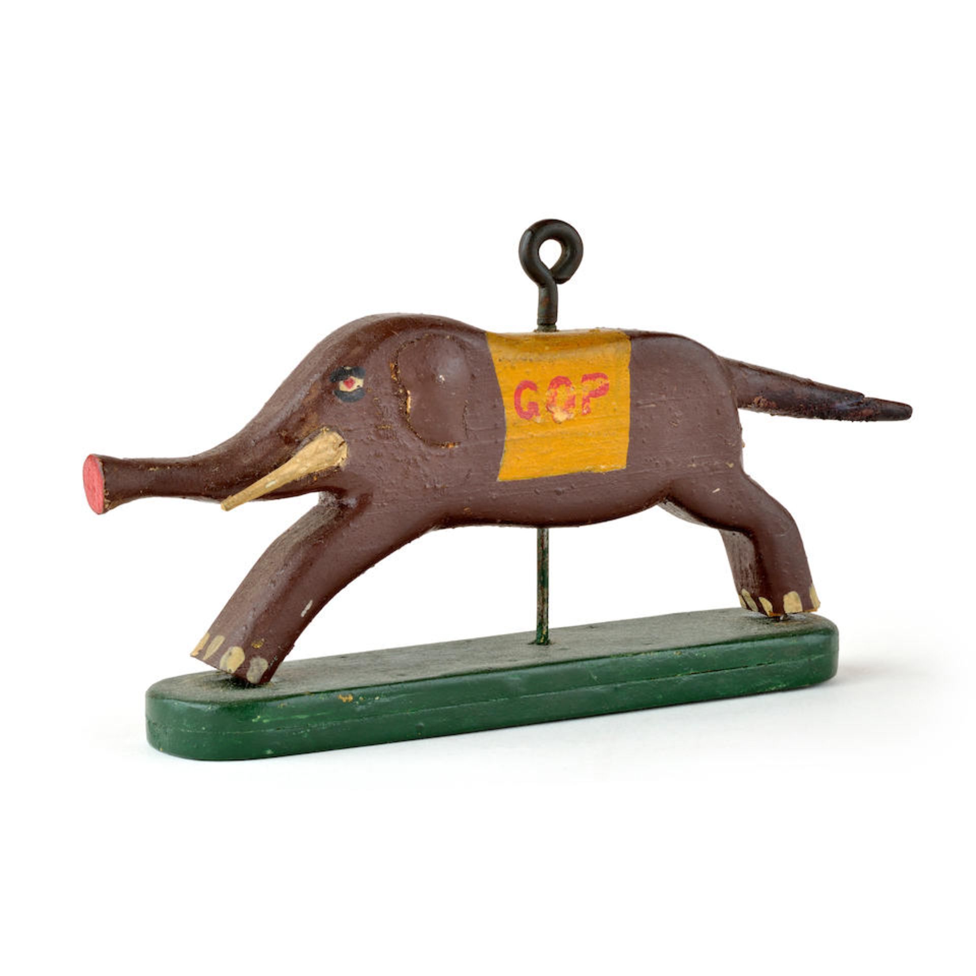 Carved G.O.P Elephant, United States, c. 1920.