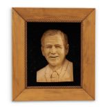 Relief Portrait of George W. Bush, Carolyn Campbell (b. 1947), Knoxville, Tennessee, 2002.