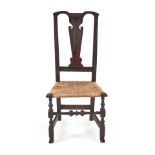 Grain-painted Queen Anne Side Chair, New England, late 18th century.