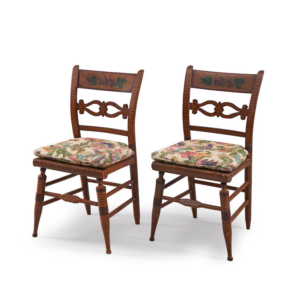 Two Fancy Chairs, America, mid-19th century.