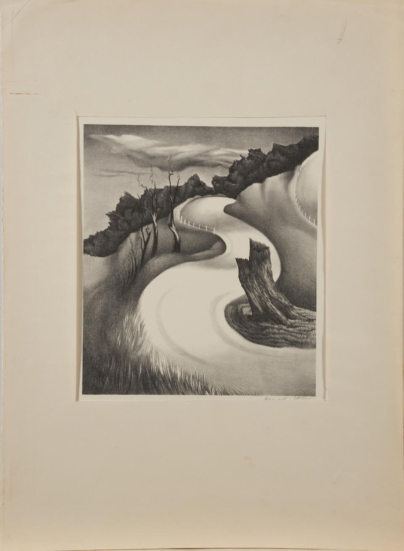 A pair of Regionalist-style lithographs Bernard Joseph Steffen (American, 1907-1980)S Curvesigne... - Bild 6 aus 6