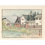 JAPANESE WOODBLOCK PRINT OF MATSUMOTO TOSHI YOSHIDA (JAPAN, 1911-1995)