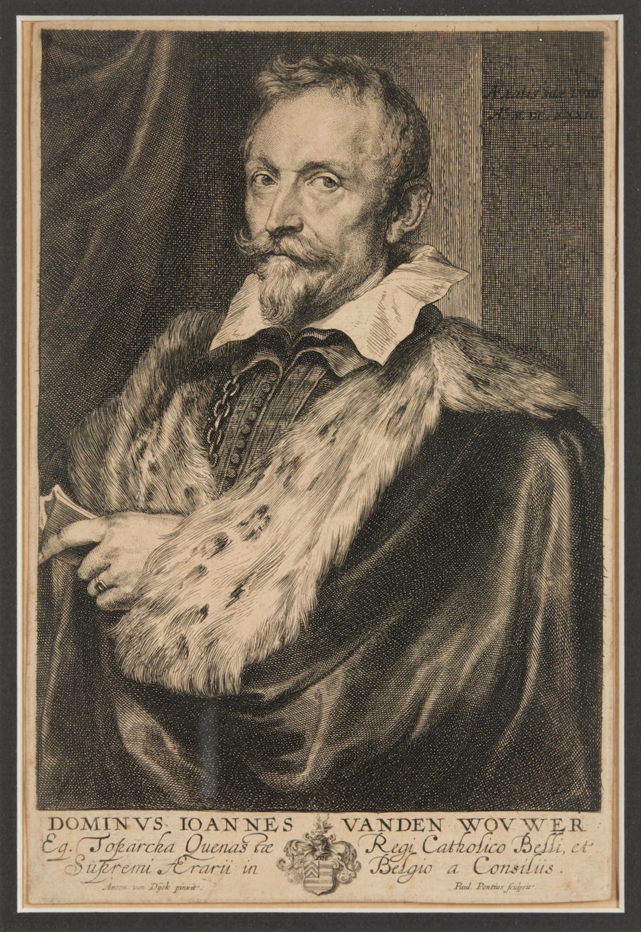 Sir Anthony van Dyck (Antwerp 1599-1641 London), etcher; Paulus Pontius (Flemish, 1603-1658), en...