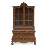 REPRODUCTION BAROQUE BURLWOOD CABINET/BUREAU