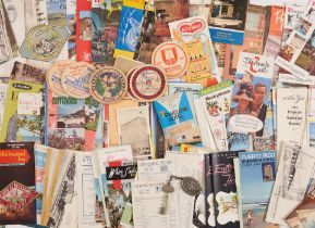 Large Collection of Vintage Hotel Brochures North America, mid-20th through early 21st centuries,