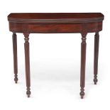 FEDERAL MAHOGANY GAMES TABLE