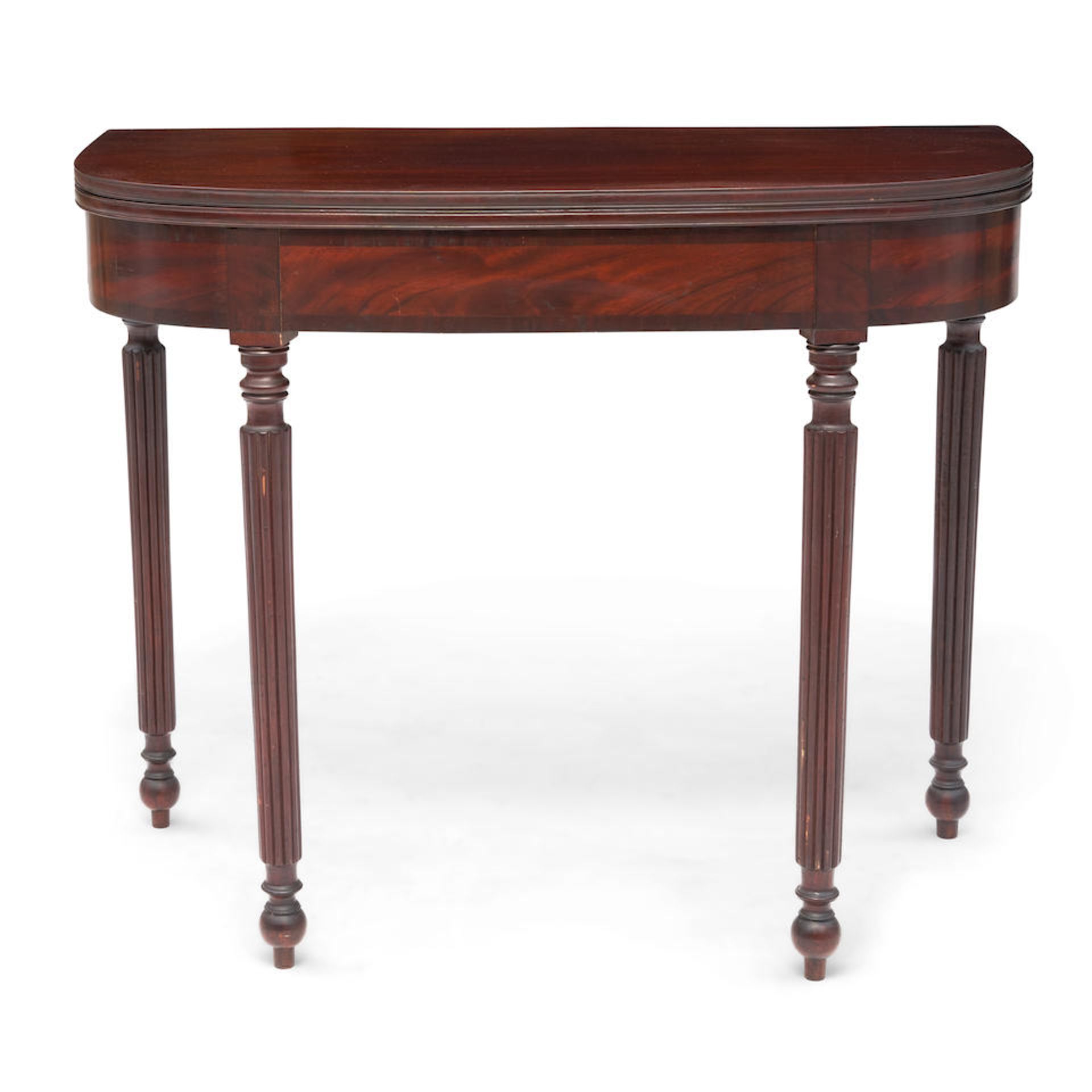 FEDERAL MAHOGANY GAMES TABLE