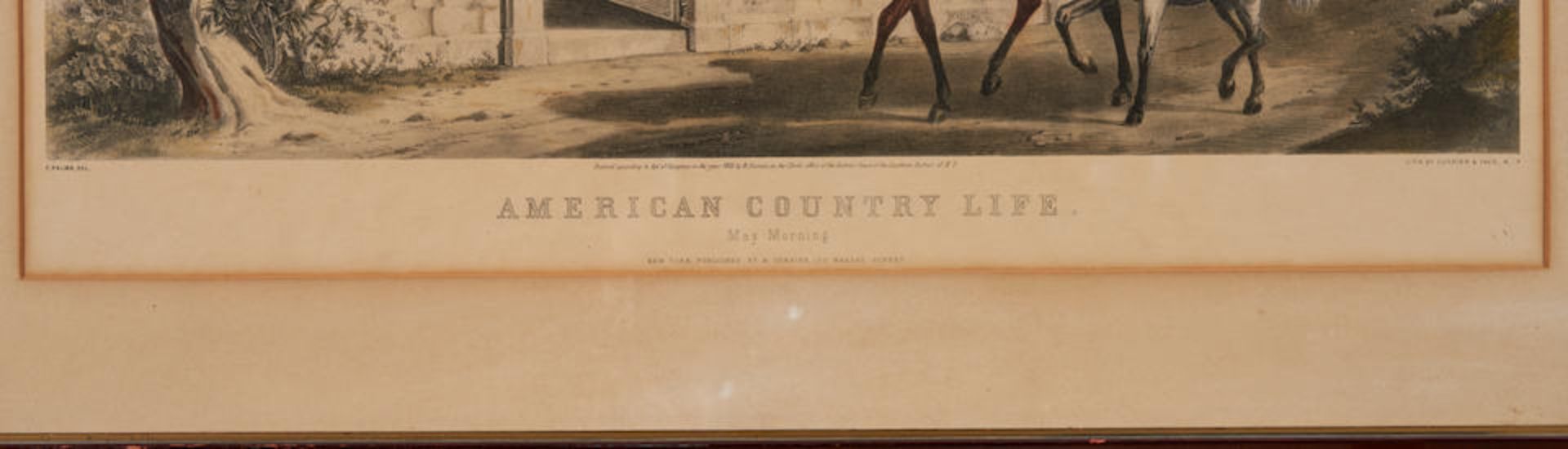 Frances F. (Fanny) Palmer (American, 1812-1876) 'American Country Life: May Morning' folio, 23 x... - Image 3 of 5