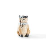 Bisque Bulldog Humidor probably Germany, early to mid-20th century