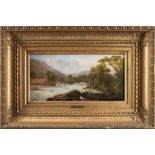 JOHN WILLIAM CASILEAR (American, 1811-1893) Housatonic River at Cornwall framed 42.5 x 63.0 x 6....