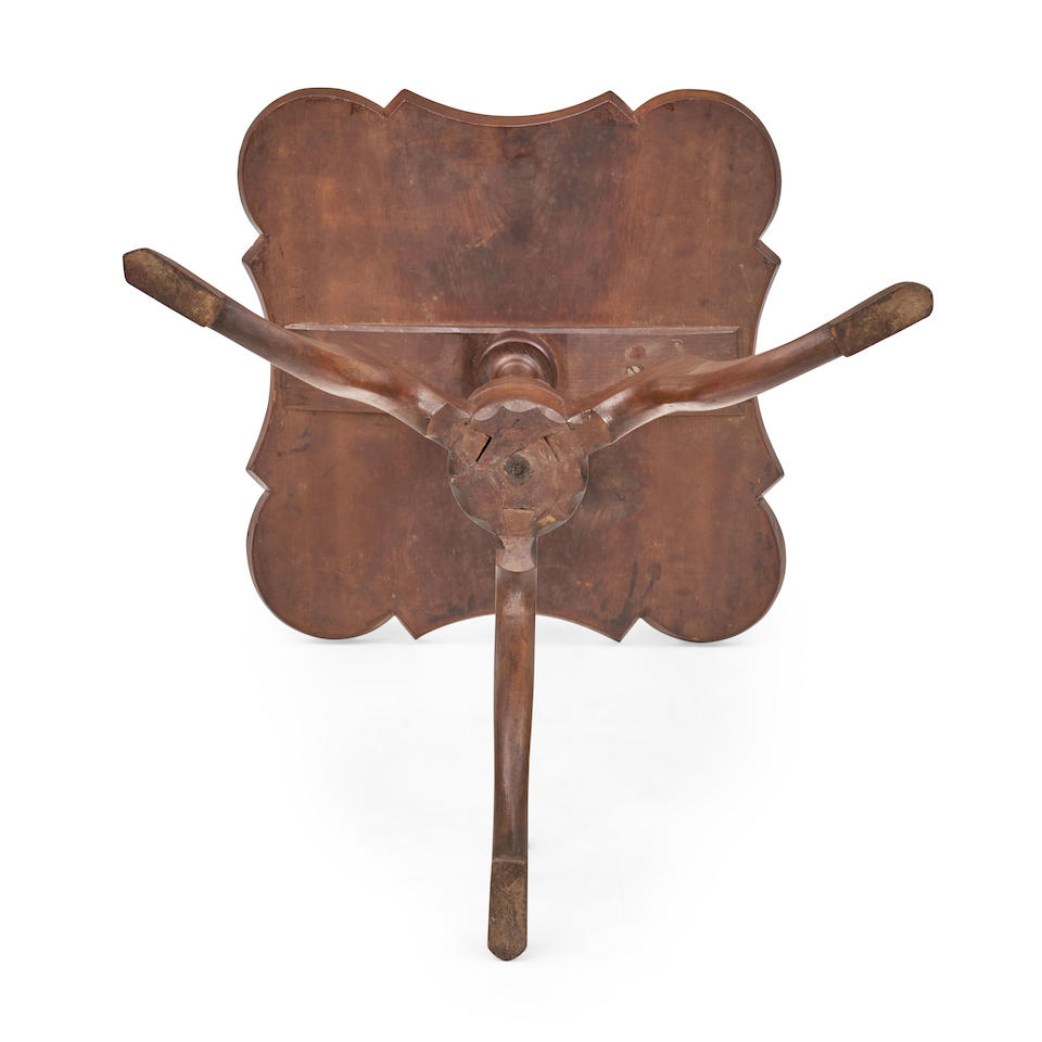 Queen Anne Cherry Candlestand, Chapin School, Connecticut River Valley, c. 1770-90. - Image 2 of 3