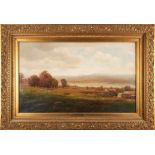 HENRY PEMBER SMITH (American, 1854-1907) The Connecticut River framed 62.5 x 90.5 x 3.0 cm (24 5...