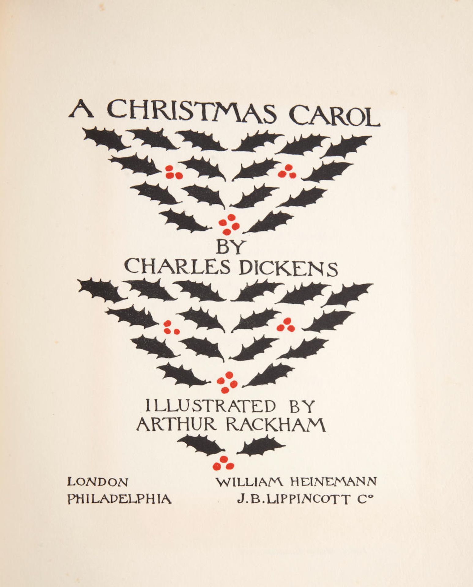 RACKHAM, ARTHUR. 1867-1939. DICKENS, CHARLES. 1812-1870. A Christmas Carol. London & Philadelphi... - Bild 3 aus 4