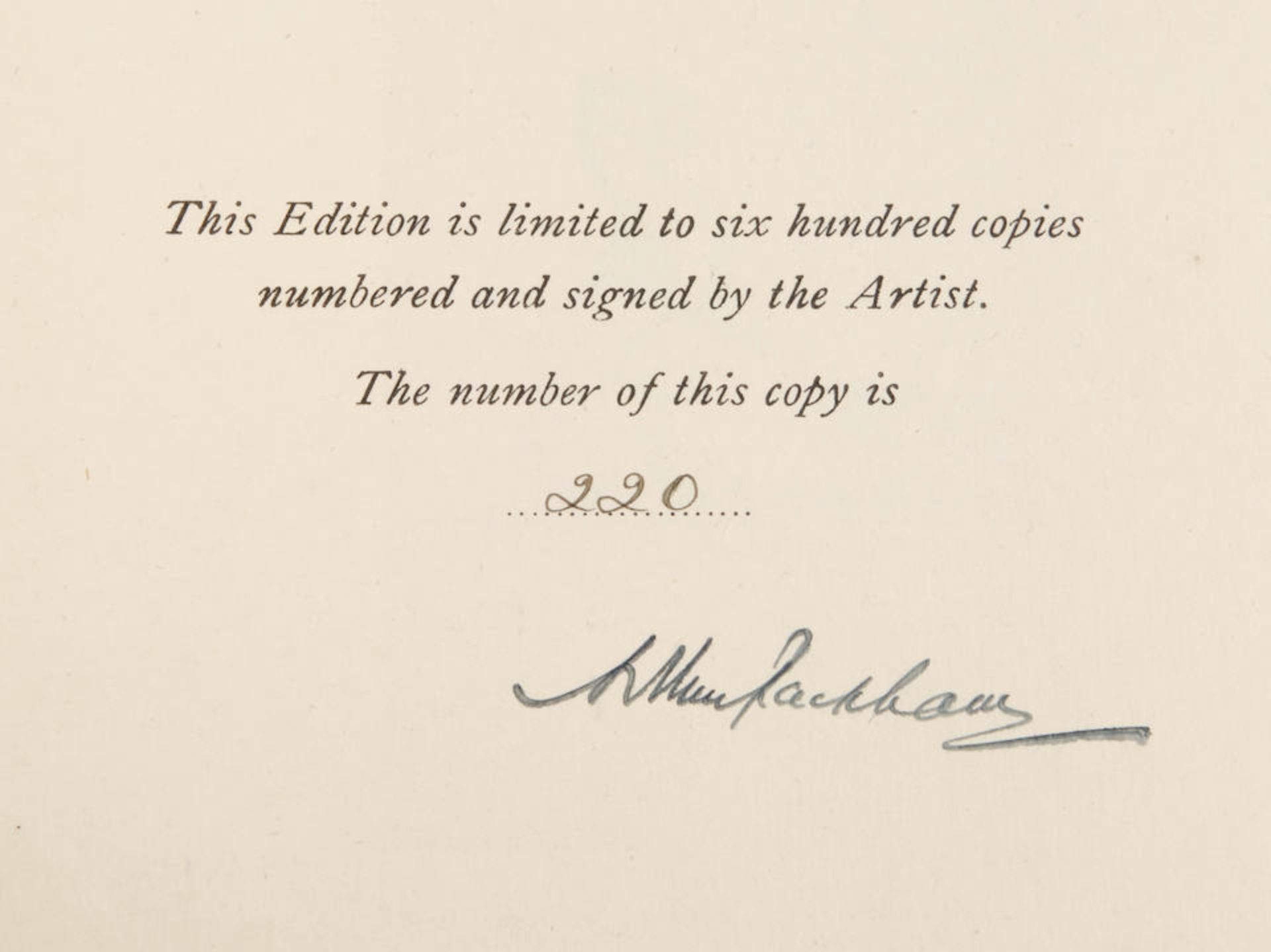 RACKHAM, ARTHUR. 1867-1939. HAWTHORNE, NATHANIEL. 1804-1864. A Wonder Book. London, New York and... - Bild 2 aus 4