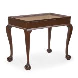 Chippendale-style Mahogany Tea Table, Jeffrey Greene (American, b. 1957), Newport, Rhode Island,...