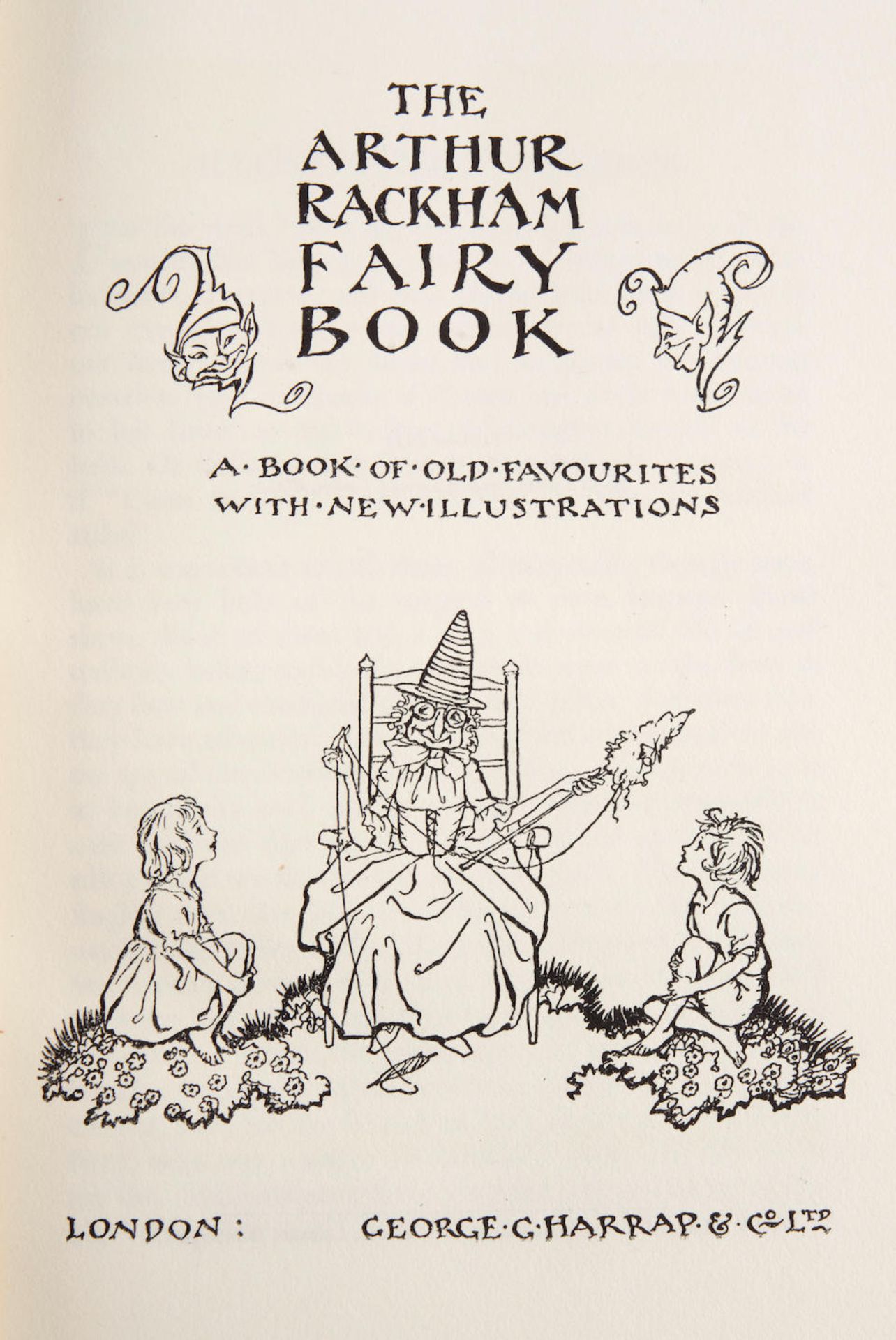 RACKHAM, ARTHUR. 1867-1939. The Arthur Rackham Fairy Book. London: George G. Harrap & Co., 1933. - Bild 3 aus 4