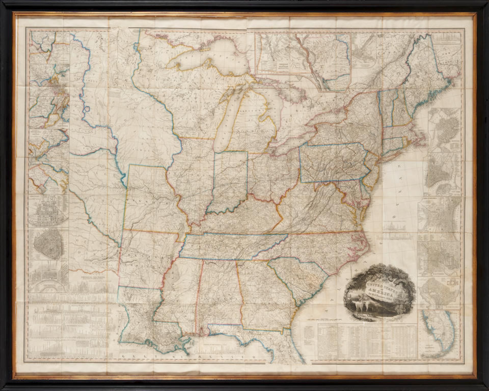 TANNER, HENRY S. United State of America. Philadelphia: H.S. Tanner, 1832.