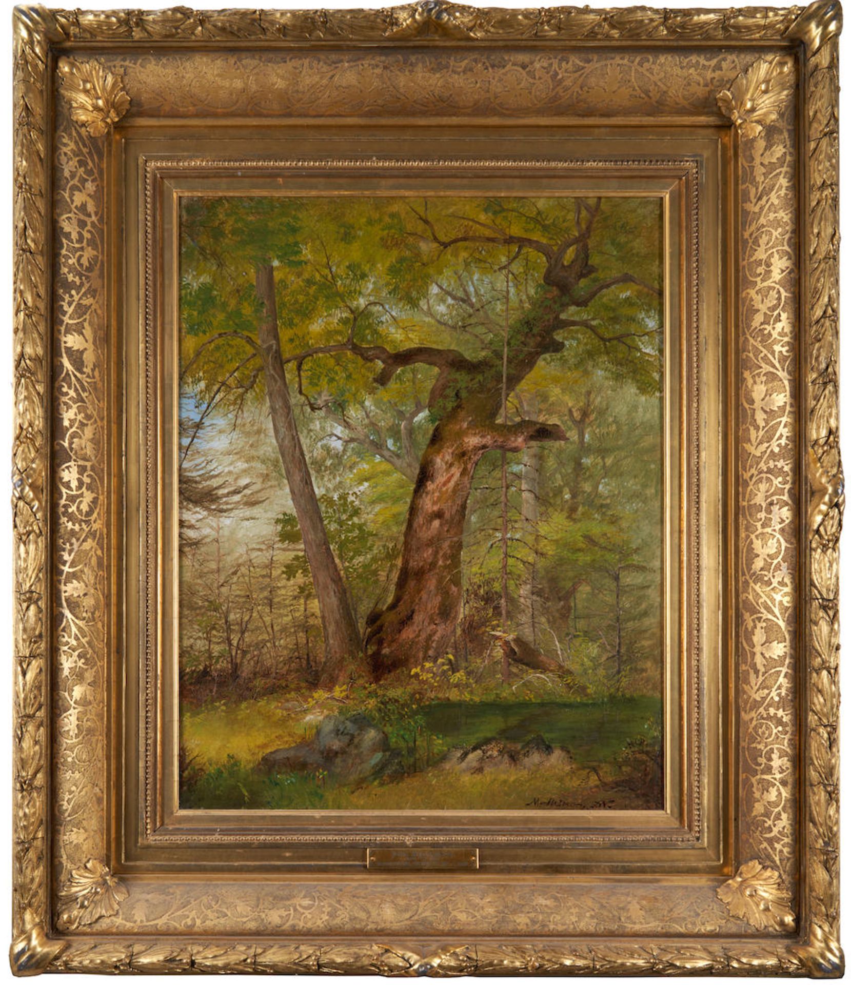 JOHN WILLIAMSON (American, 1826-1885) Marbletown, Ulster County, New York, 1860 framed 76.0 x 65...