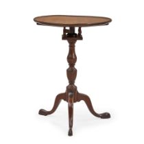 Chippendale Mahogany Tilt-top Candlestand, Massachusetts, late 18th century.