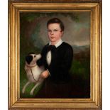 American School (19th Century) Portrait of Konradin Graf von Lehndorff framed 94.0 x 80.5 x 5.5 ...