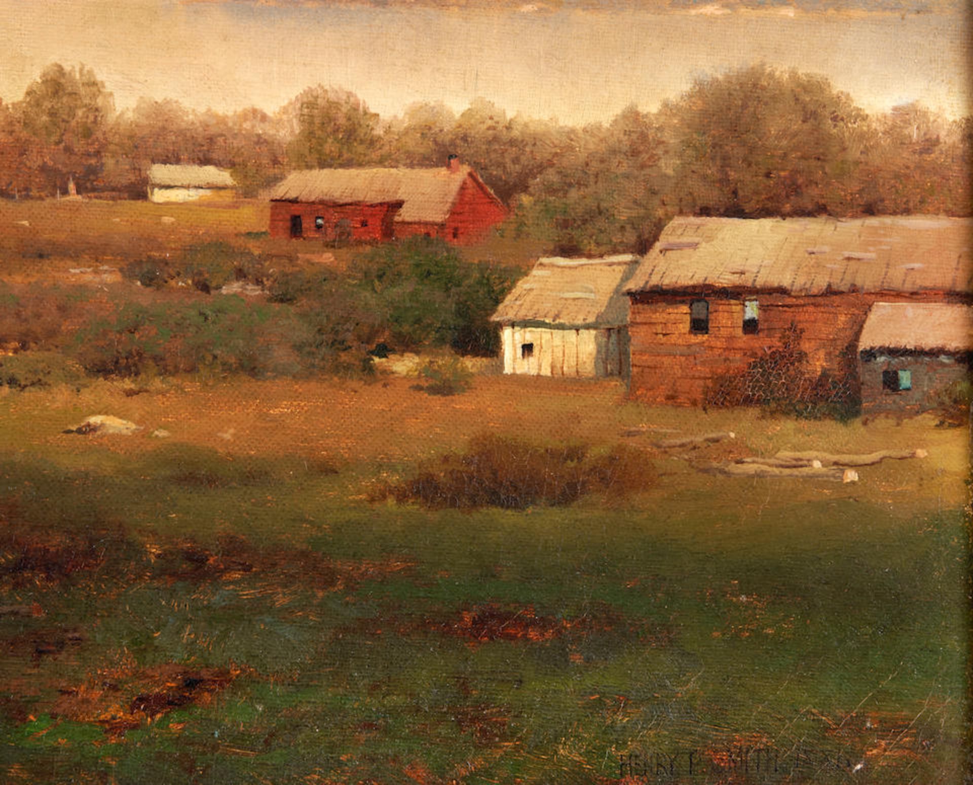 HENRY PEMBER SMITH (American, 1854-1907) The Connecticut River framed 62.5 x 90.5 x 3.0 cm (24 5... - Bild 4 aus 4