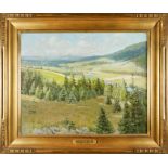 HELEN SAVIER DUMOND (American, 1872-1968) Sunrise, Magaree Valley framed 83.0 x 98.5 x 5.0 cm (3...