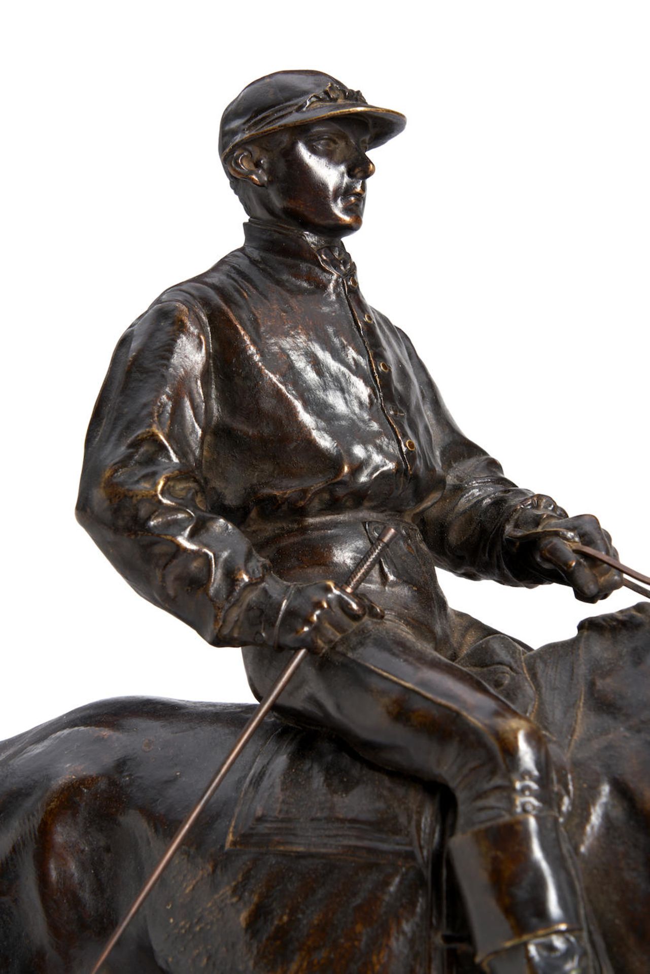 PIERRE JULES MÈNE (French, 1810-1879) Vainqueur du Derby; Jockey à Cheval - Bild 5 aus 8