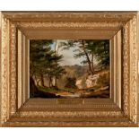 RUSSELL SMITH (American, 1812-1896) Brush Run on Pine Creek (framed 39.5 x 47.0 x 6.5 cm (15 5/8...