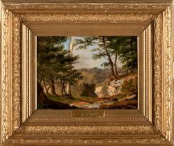 RUSSELL SMITH (American, 1812-1896) Brush Run on Pine Creek (framed 39.5 x 47.0 x 6.5 cm (15 5/8...