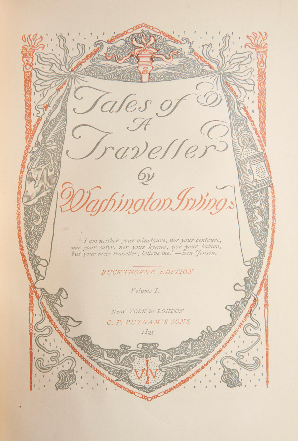 RACKHAM'S OWN PUBLISHER'S COPY. IRVING, WASHINGTON. 1783-1859. RACKHAM, ARTHUR. 1867-1939. Illus... - Image 2 of 4