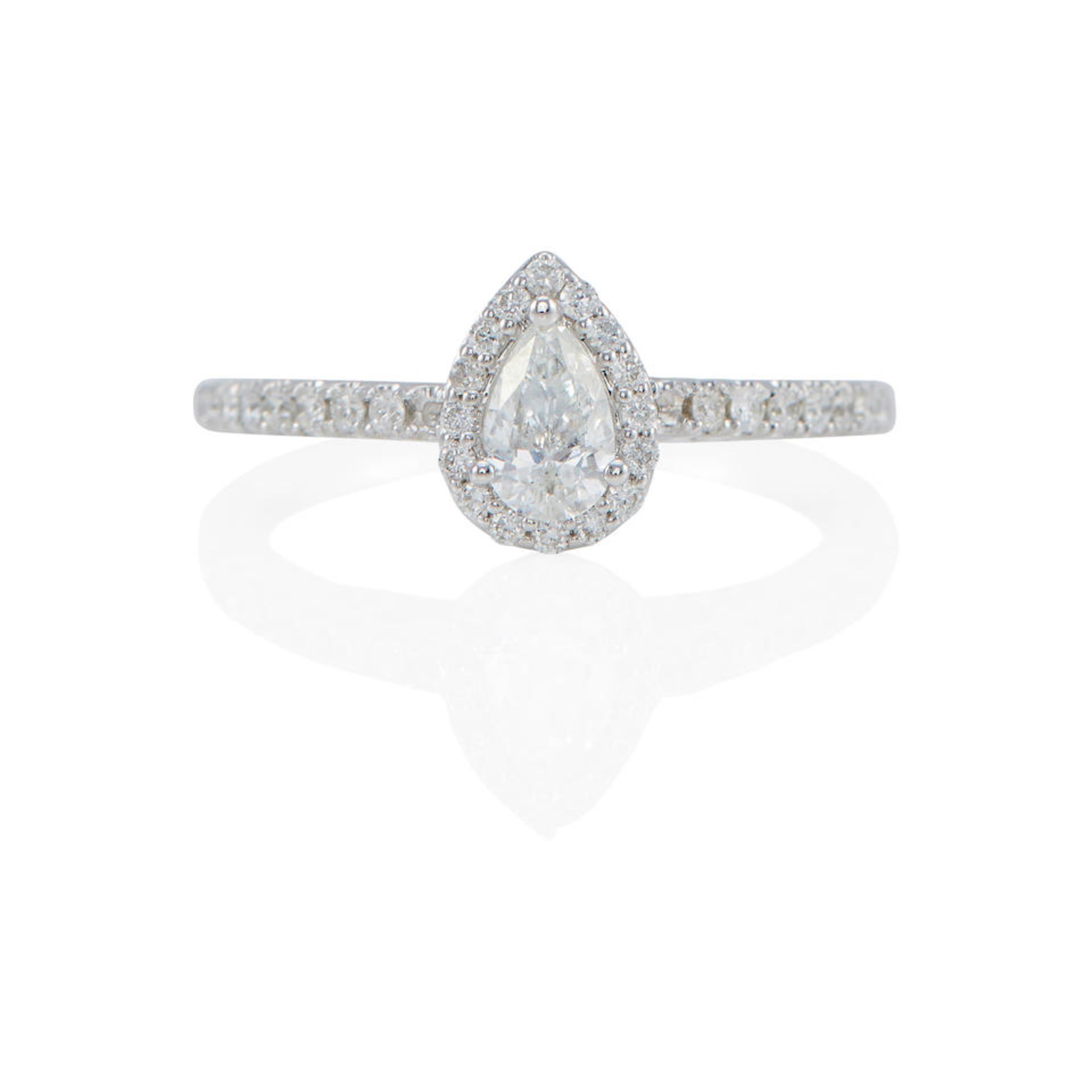 ENCHANTED DISNEY: A 14K WHITE GOLD AND DIAMOND 'MERIDA' RING