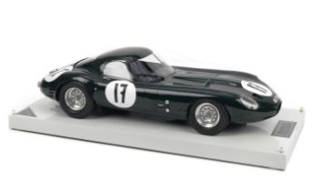 A 1:8 scale model of the 'Lumsden/Sargent' 1963 Jaguar E-Type 'Low Drag' Coup&#233; by Javan Smith,