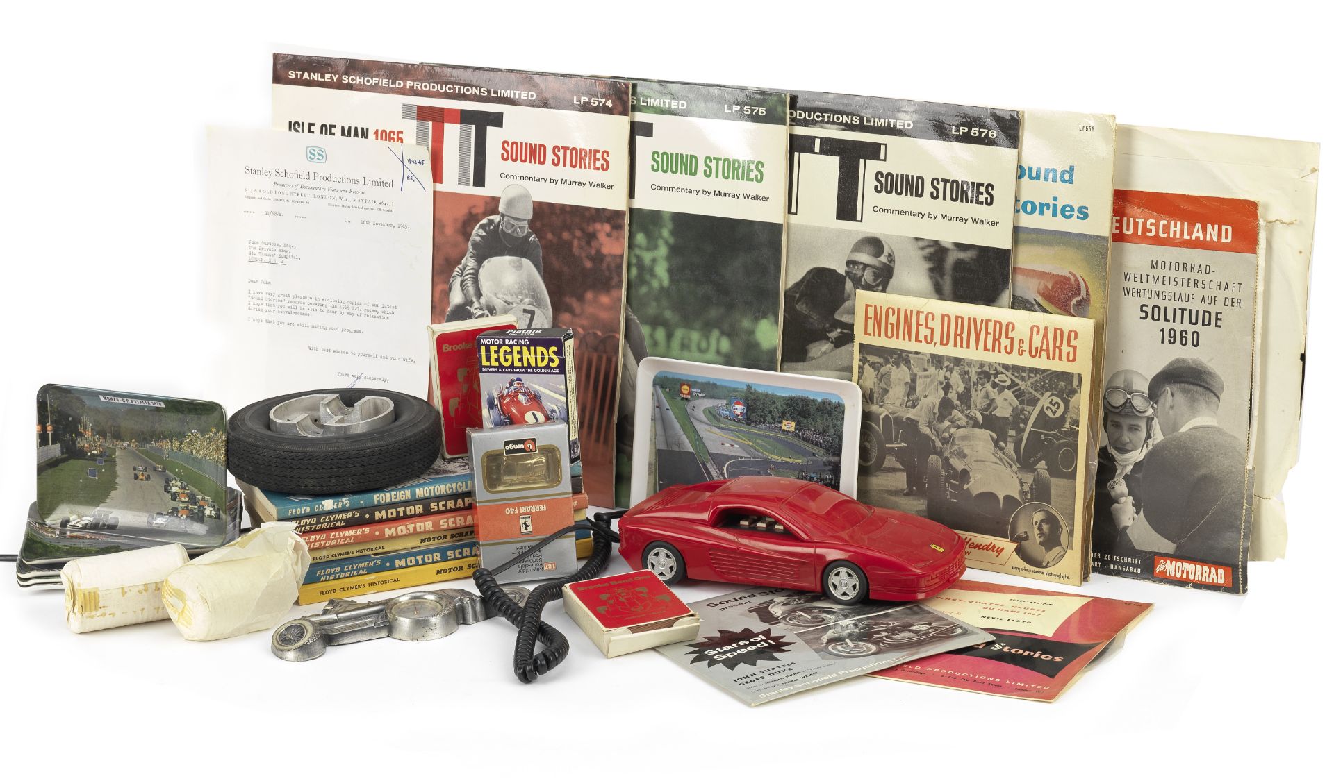 The Estate of the Late Patricia Phyllis Surtees (nee Burke)) of the automobilia sale have been