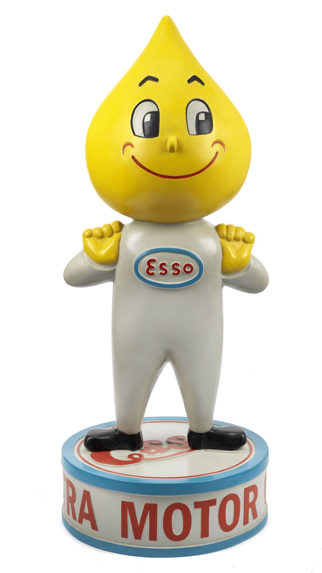 A hand-painted 'Mr Drip' standing forecourt display figure,