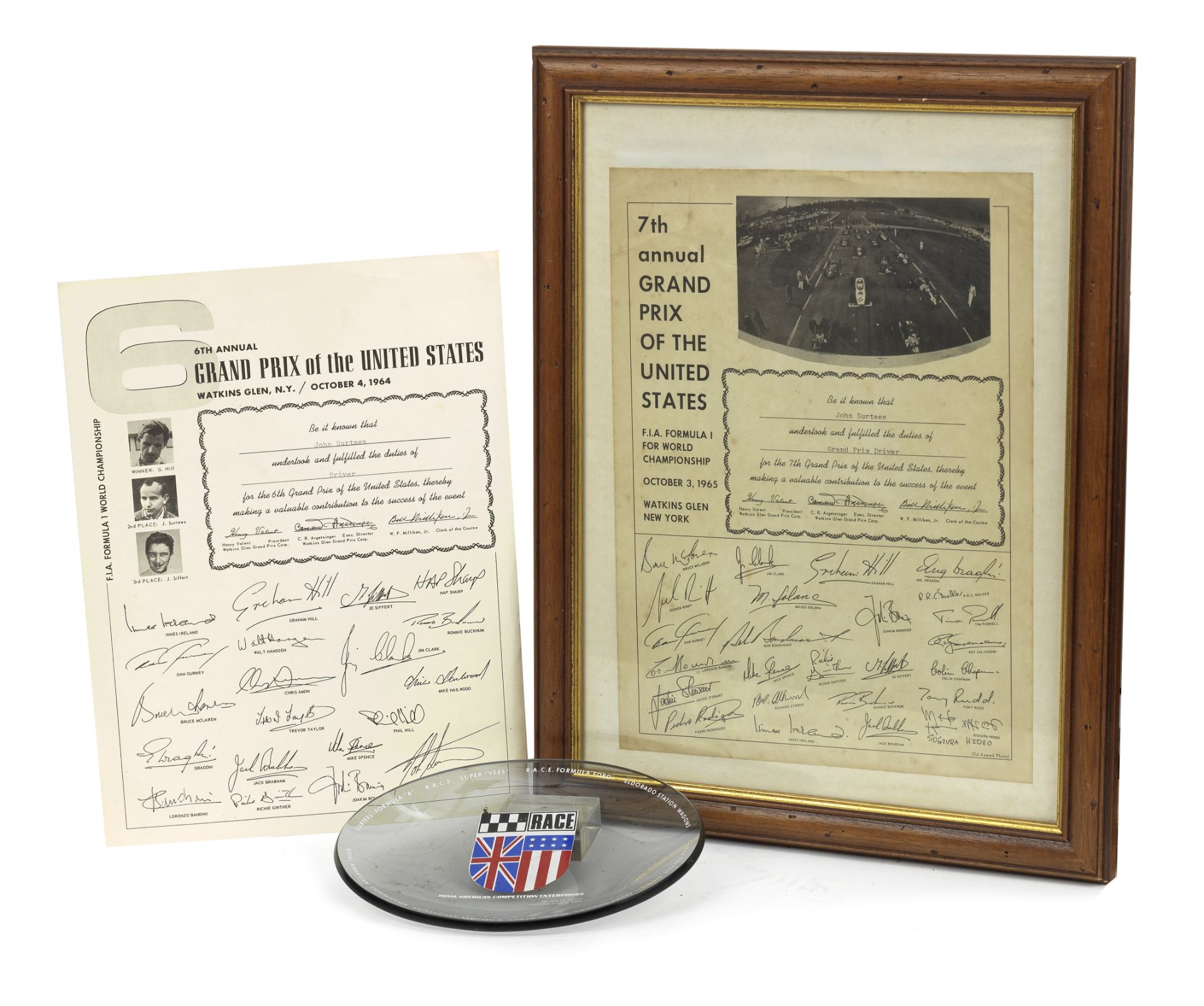 The Estate of the Late Patricia Phyllis Surtees (nee Burke)) of the automobilia sale have been