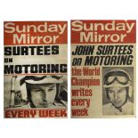 The Estate of the Late Patricia Phyllis Surtees (nee Burke)) of the automobilia sale have been