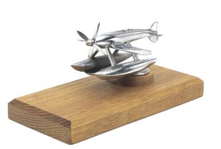 A rare 'Macchi Castoldi 72 Schneider Trophy Seaplane' mascot, Italian, 1934,