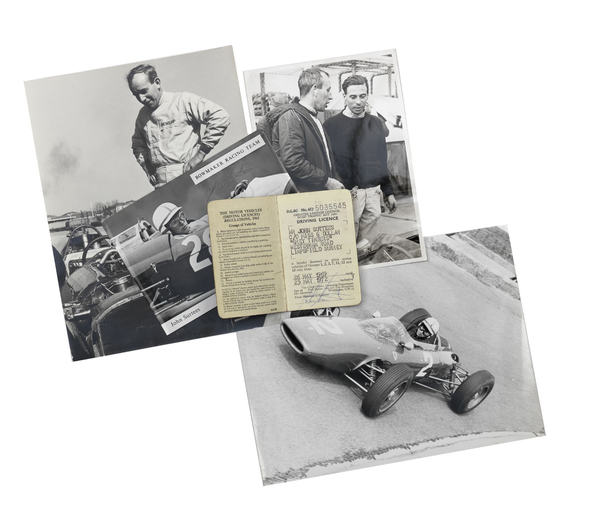 The Estate of the Late Patricia Phyllis Surtees (nee Burke)) of the automobilia sale have been