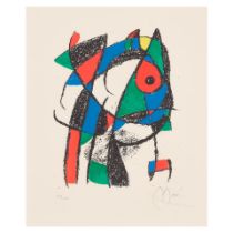 Joan Miró (1893-1983); One plate, from Joan Miró Lithographs II;